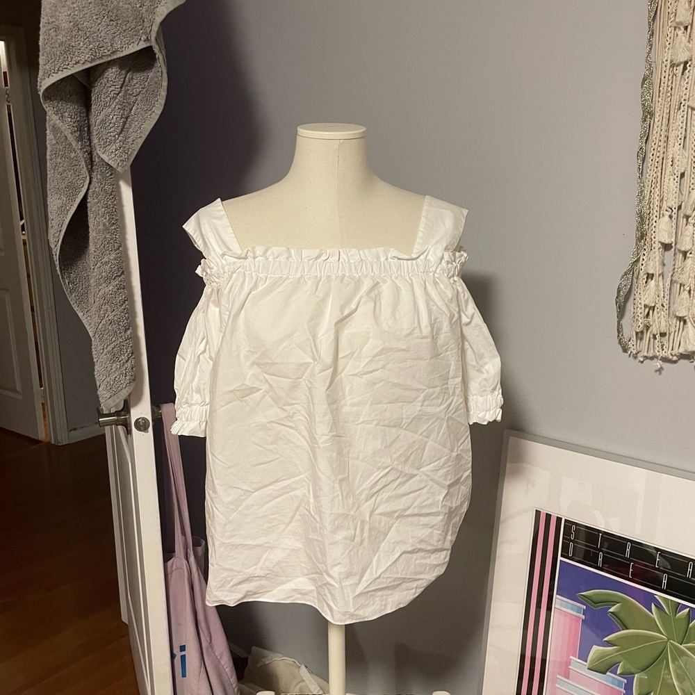& Other Stories cold shoulder blouse